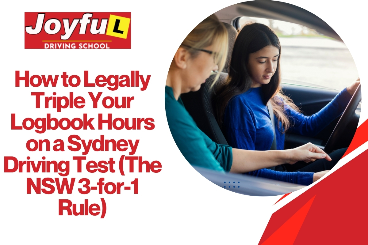 How to Legally Triple Your Logbook Hours on a Sydney Driving Test (The NSW 3-for-1 Rule)
